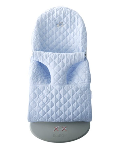 Inlegkussen sweet blue (wit-blauw) 