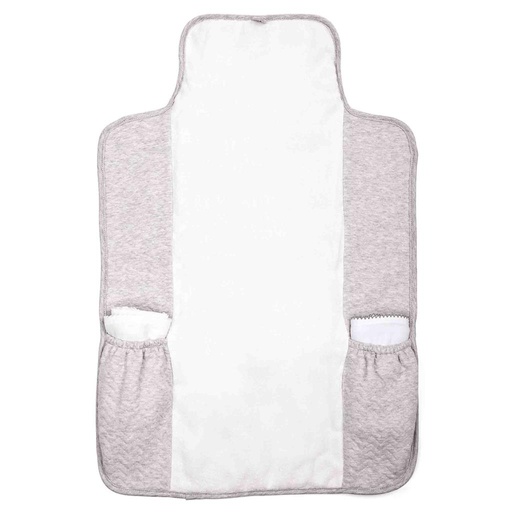 Travel wash pillow poetree kids chevron light grey melange 