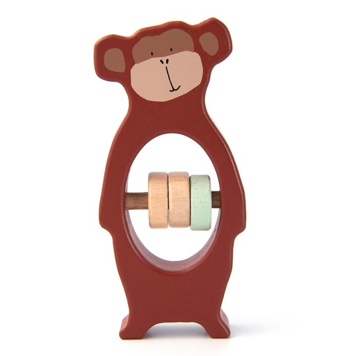 Hochet en bois mr. monkey 
