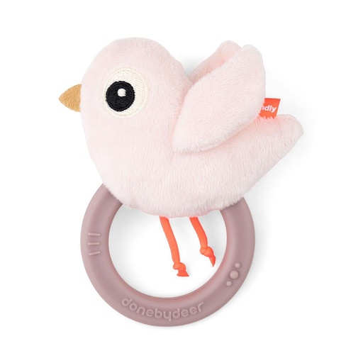 Rammelaar zintuiglijk met bijtring Birdee Done by powder 