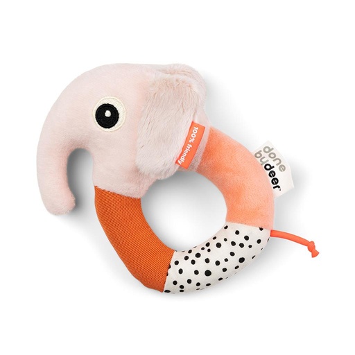 Rattle sensory with teething ring Elpee Done by D powder 