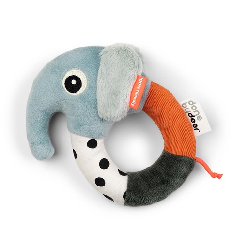 Rattle sensory with teething ring Elpee Done by D blue 