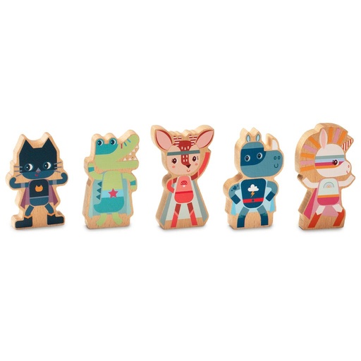 Set of superheroes  