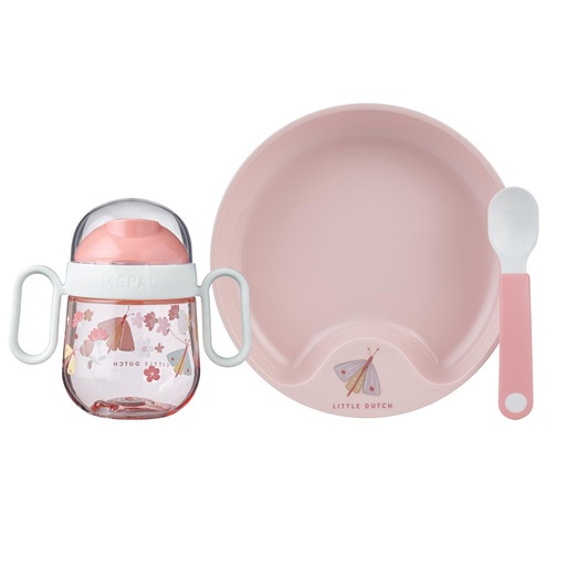 Set babyservies (3-delig) Little Dutch flowers & butterflies 
