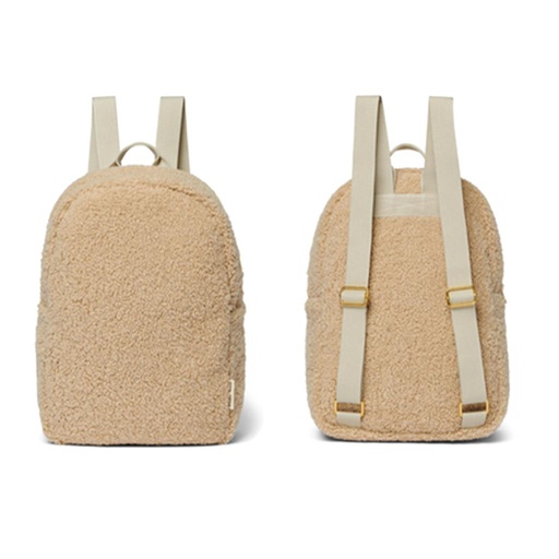 Sac à dos midi chunky teddy écru