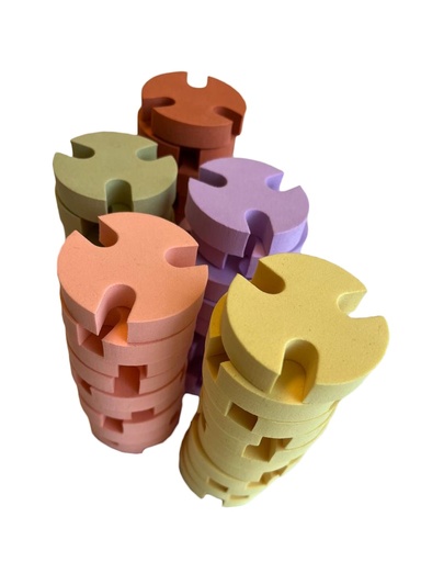 Set of 50 interlocking discs  