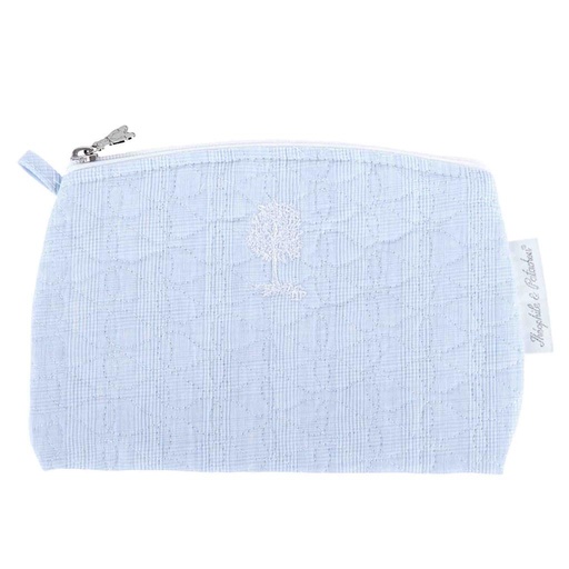 Trousse de toilette bleu doux