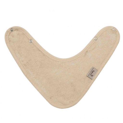 Bandana bib frosted almond 