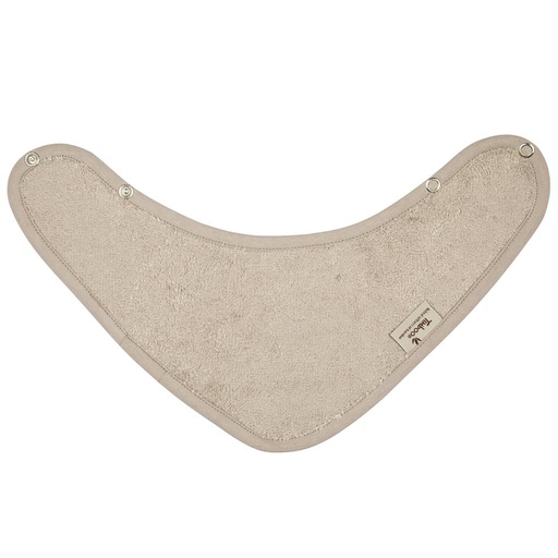 Bandana bib feather grey 