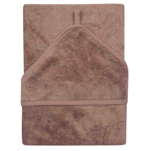 Serviette de bain mauve doux