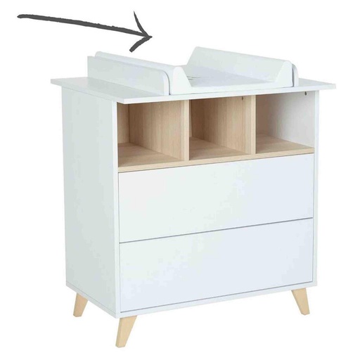 Verlengstuk voor commode Loft white 