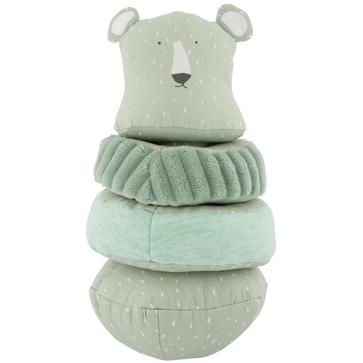 Jeu d'empilage - gobelet animal oscillant mr. polarbear 