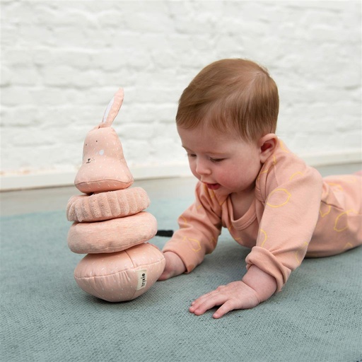 Stapelspel duikelaar wobbly animal mrs. rabbit 