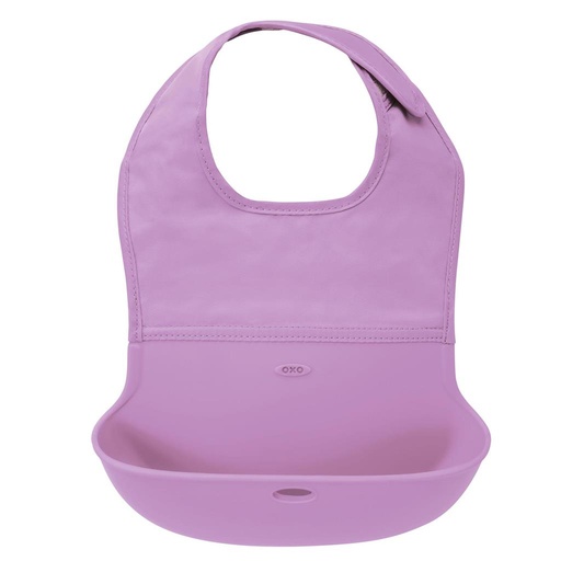 Bib (rollable) lilac 