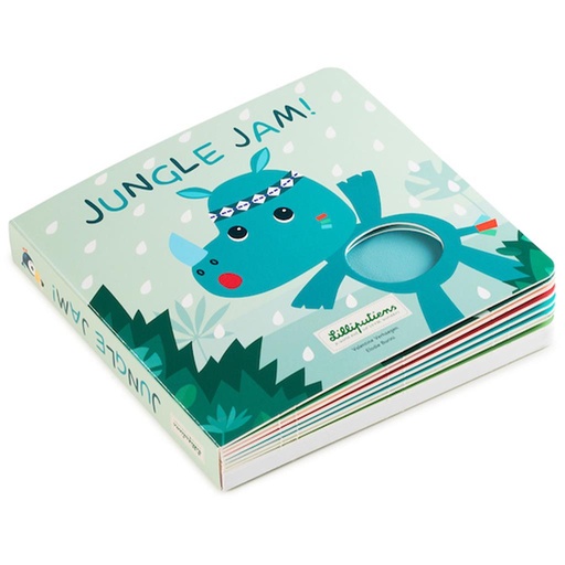Voelboek met geluiden jungle jam  