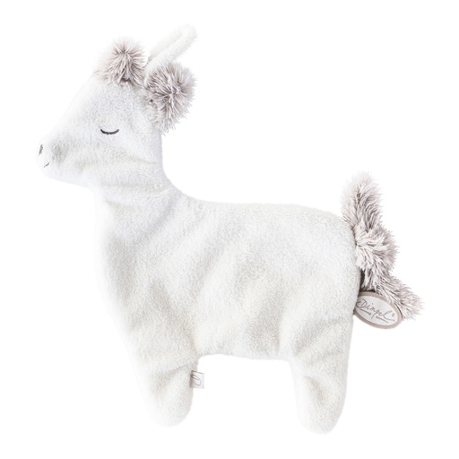 Pacifier cloth (tuttie) alpaca Lulu wit 