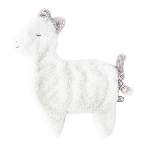 Knuffeldoek (doudou) alpaca Lulu wit 