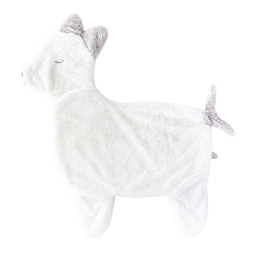 knuffeldeken alpaca Lulu moppie 70 wit 