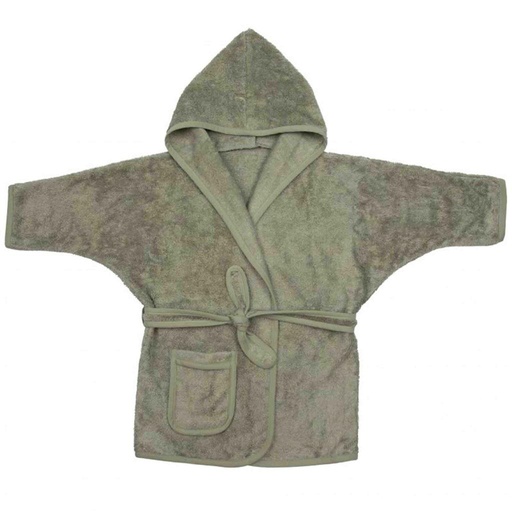 Bathrobe (kids) whisper green