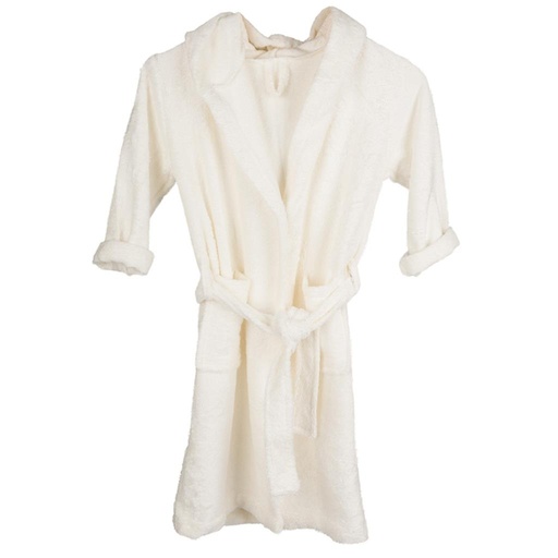 Bathrobe (kids) daisy white