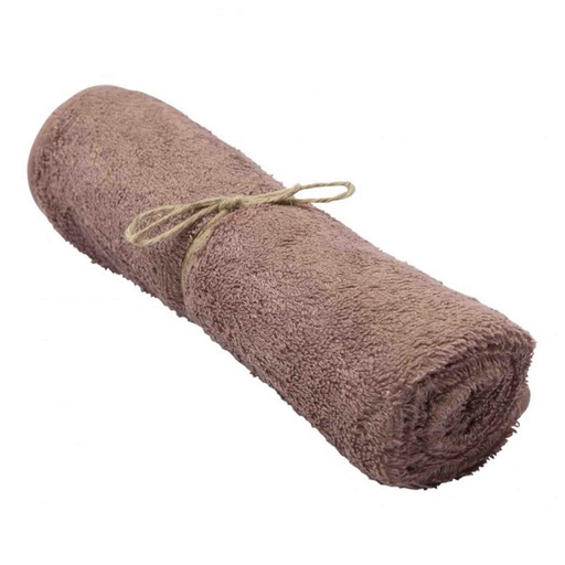 Serviette de toilette mauve moelleux