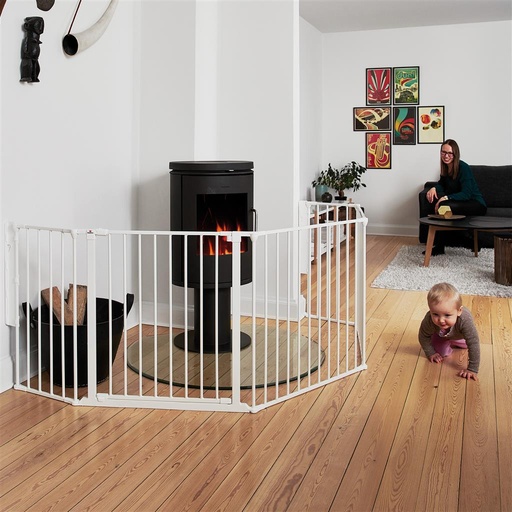Safety gate Olaf XX wide wit 
