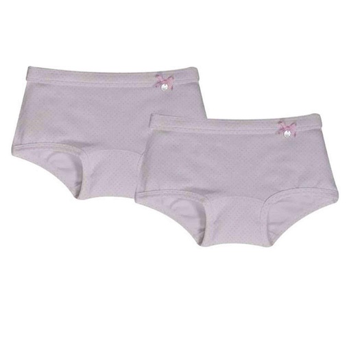 Boxer shorts (duopack) roze dots 