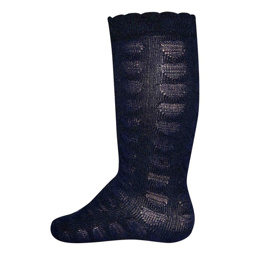 Chaussettes à genoux navy 