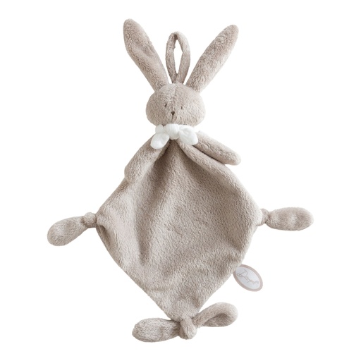 cuddly blanket rabbit Ella tuttie 25 grey-beige
