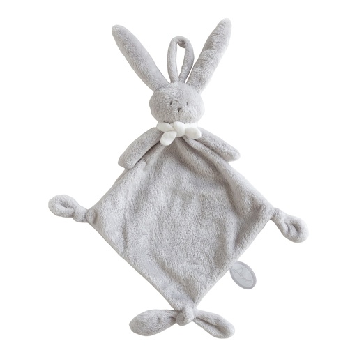 doudou lapin Ella tuttie 25 gris clair