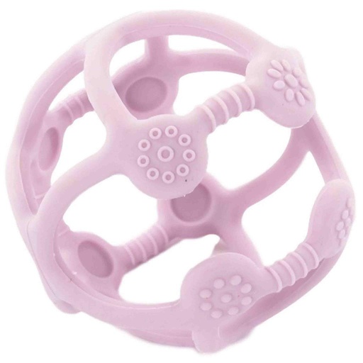 Jouet de dentition b-ball (silicone) rose