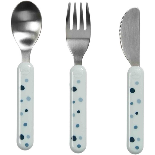 Cutlery set dreamy dots blue