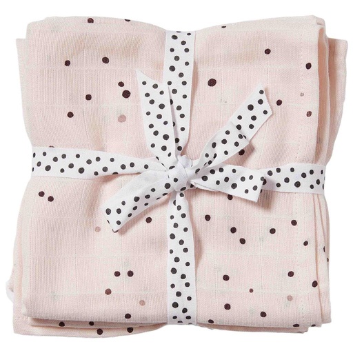 Tetrad cloths (2-pack) dreamy dots powder