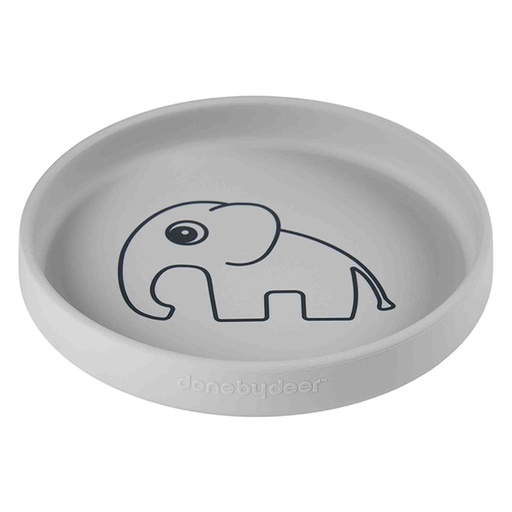 Bord (silicone) Elphee grijs 