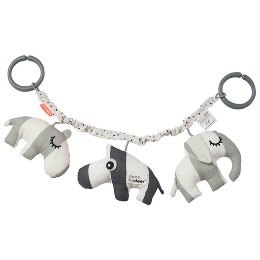 Wagenspanner deer friends grijs 
