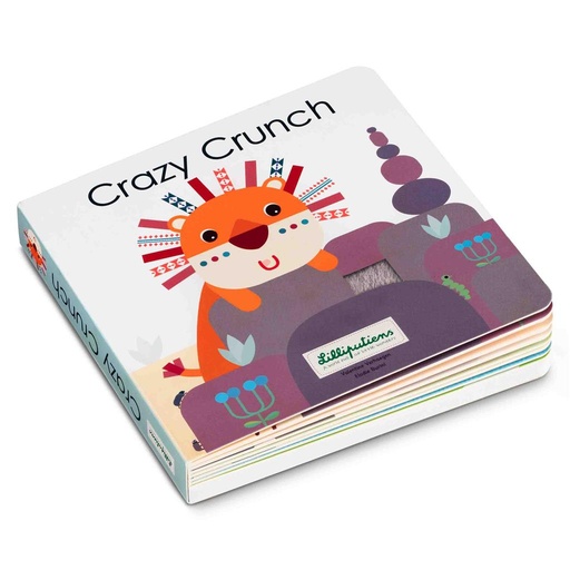 Voelboek met geluiden crazy crunch  
