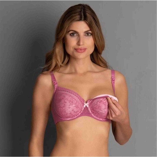 Breastfeeding bra rose violet 