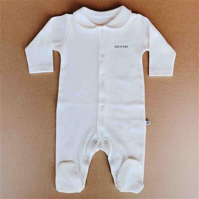 Crawler suit ecru 