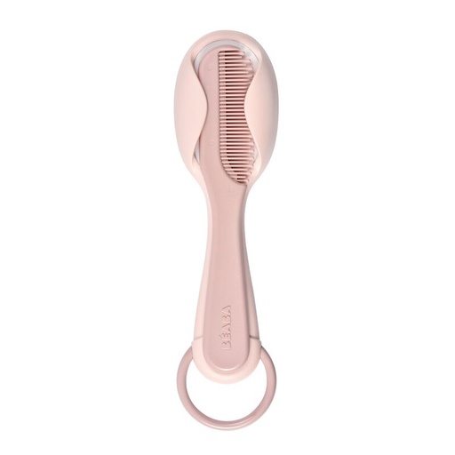 Hairdressing set comb & brush old pink 
