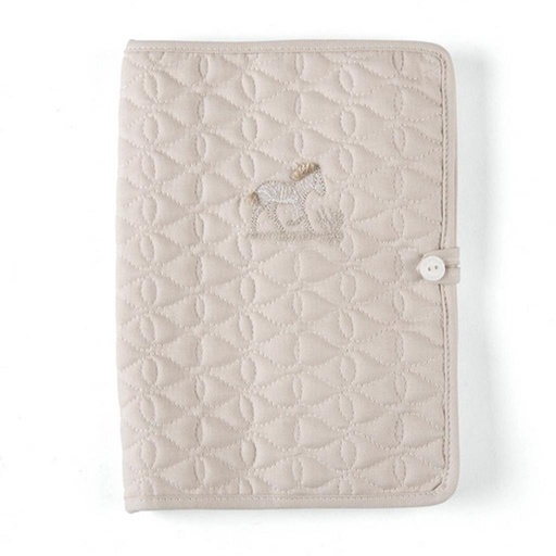Birth book cover - Padded safari (camel)