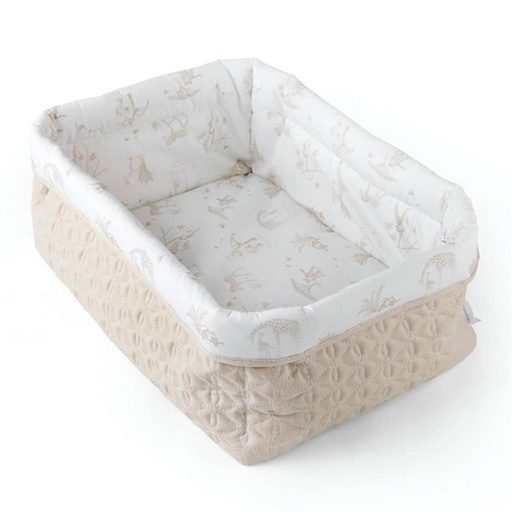 Panier à langer - Quilted safari (camel)