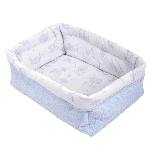 Care basket square sweet blue