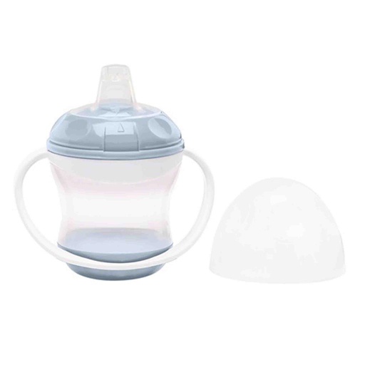 Anti-leak cup light blue