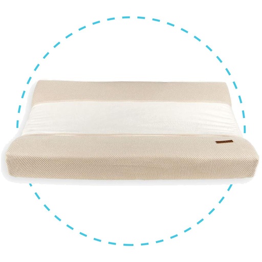 Housse de matelas à langer classique zand 