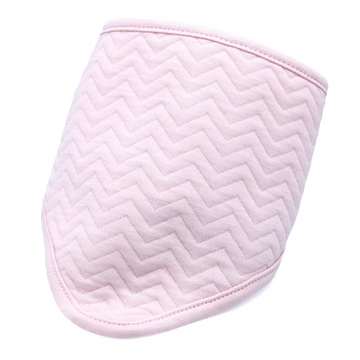 Bandana bib poetree kids chevron light pink