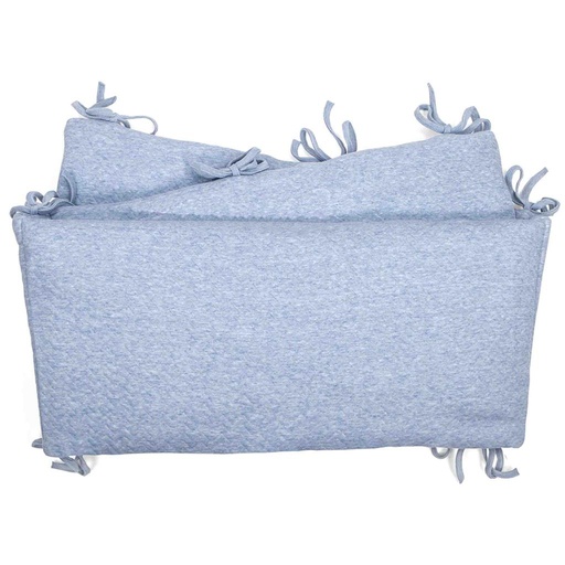 Chauffe-lit poetree kids chevron denim blue 