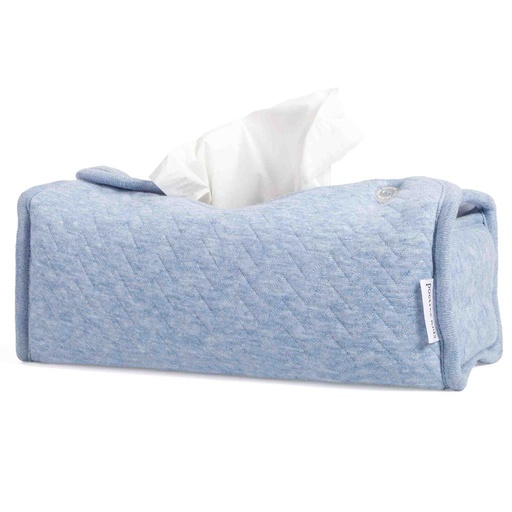 Couvercle de boîte de Kleenex poetree kids chevron denim blue 
