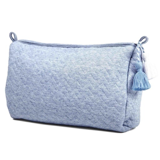 Toiletry bag poetree kids chevron denim blue