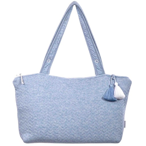 Verzorgingstas poetree kids chevron denim blue 