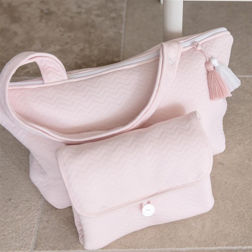 Sac de soins poetree kids chevron light pink 
